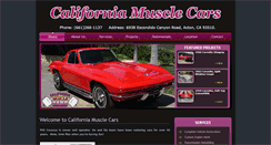 Desktop Screenshot of californiamusclecars.com